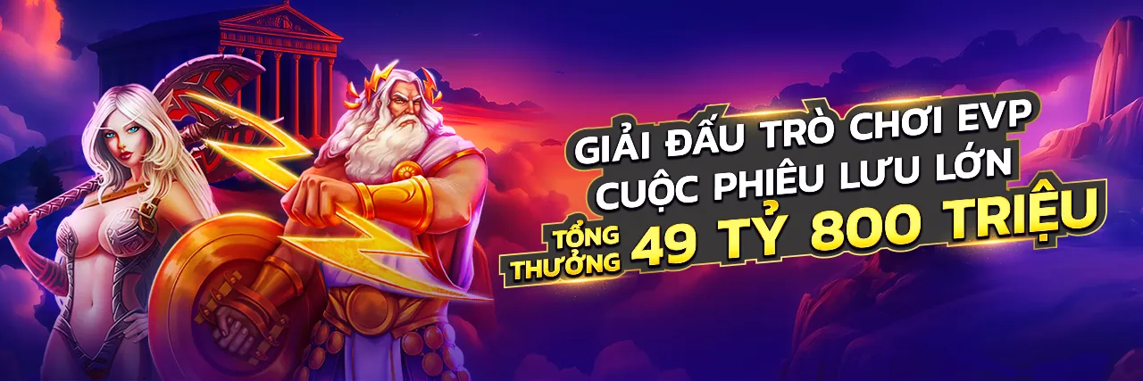 Máy nổ hũ đầy màu sắc với biểu tượng chiến thắng và tiền vàng, tượng trưng cho trải nghiệm chơi nổ hũ đỉnh cao tại VND288